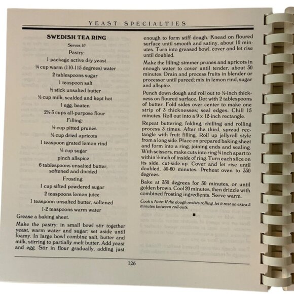 Grant Corner Inn Breakfast & Brunch Cookbook By Louise Stewart 1986 Spiral Bound - Picture 12 of 14